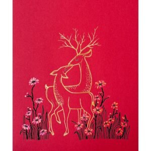 Golden Deer in Bloom