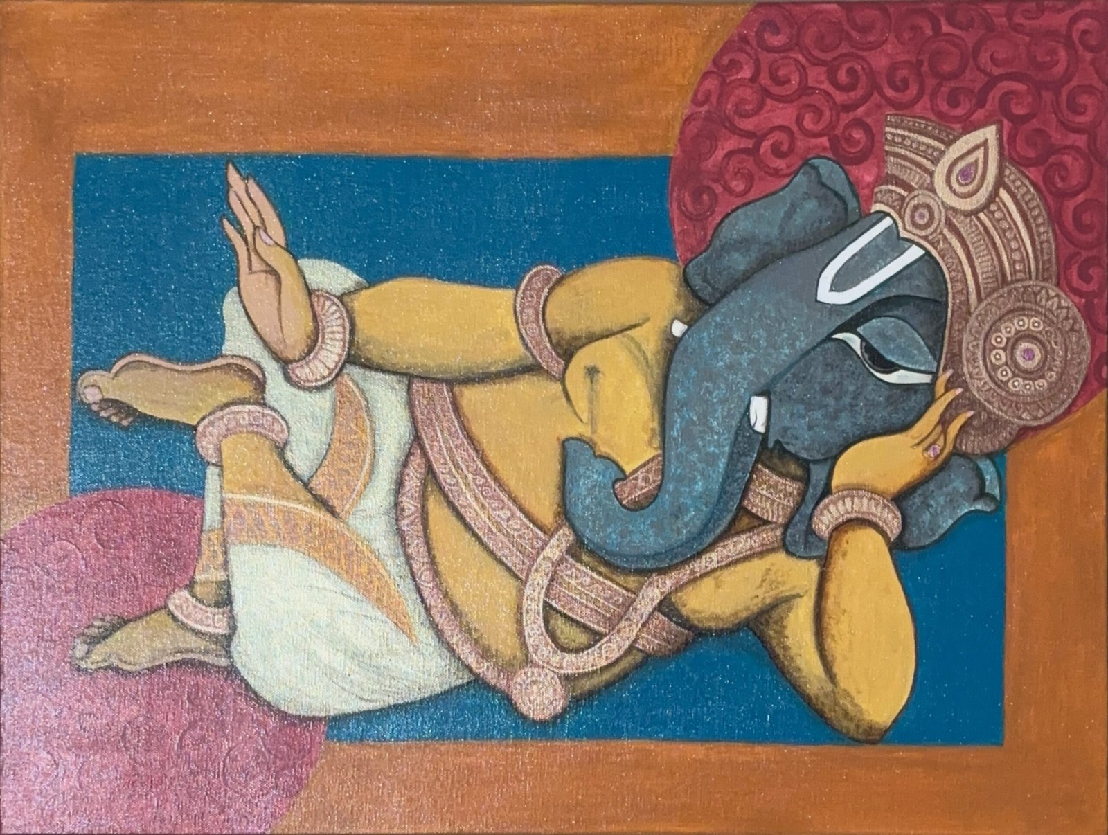 Resting Ganesha – Serenity in Stillness